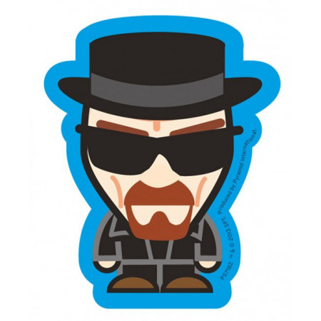 Sticker vinyle Heisenberg bleu Breaking Bad