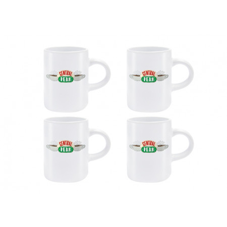 Set 4 tasse Central Perk 125ml Friends