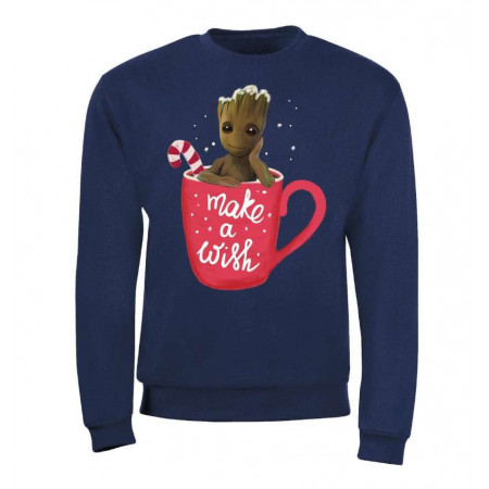 Sweat de Noël Groot sucre d'orge marine