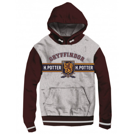 Sweat enfant Harry Potter Gryffondor bordeaux et gris