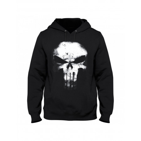 Sweat Punisher Skull effet cuir