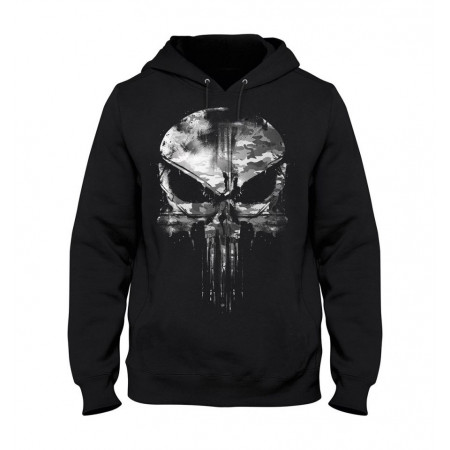 Sweat Punisher Skull MARVEL noir