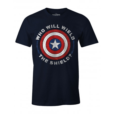T-shirt Falcon et le Soldat de l'Hiver MARVEL - Wield the shield painting