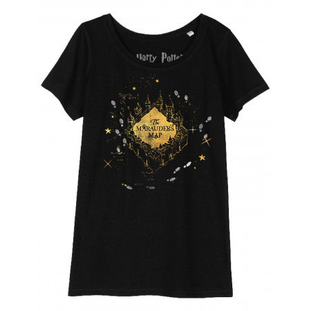 T-shirt Femme Harry Potter - The Marauder's Map