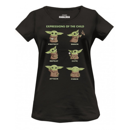  T-Shirt Femme Star Wars The Mandalorian - Child Chibi