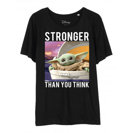 T-shirt Femme Star Wars The Mandalorian - STRONGER THAN YOU THINK