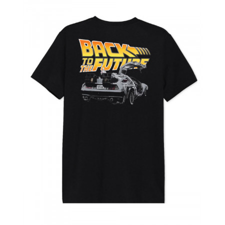 T-Shirt Retour vers le futur Delorean dos