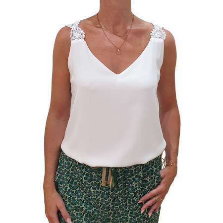 Top Aliya blanc
