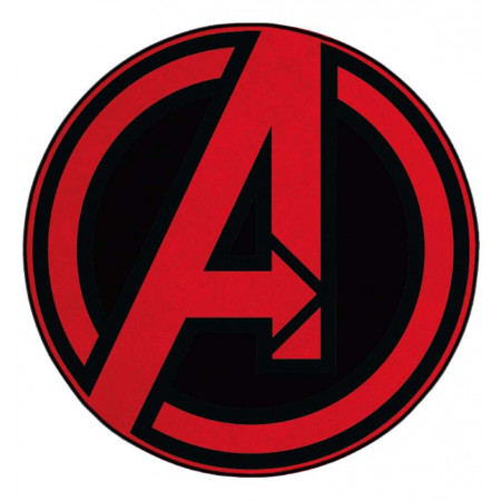 Tapis Avengers rouge et noir