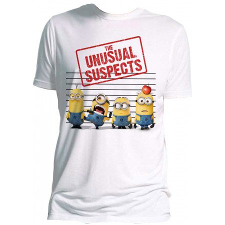 Tee-Shirt Blanc Unusual Suspects Moi Moche et Méchant