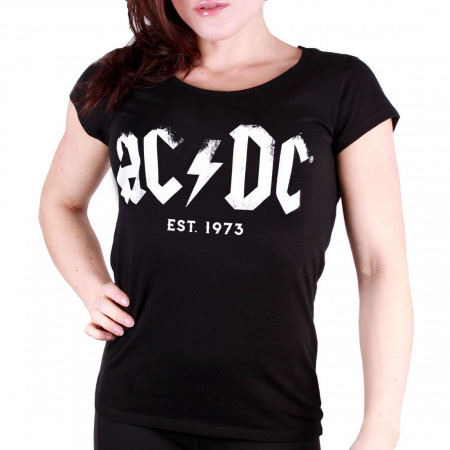 Tee-Shirt Femme Est 1973 ACDC