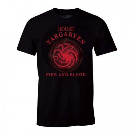 Tee-Shirt Game of Thrones Targaryen Fire and Blood