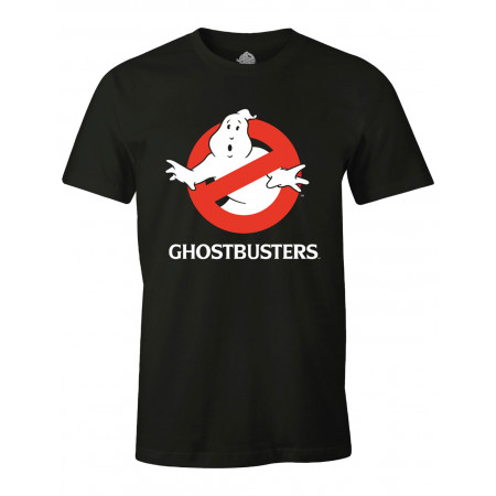 Tee-Shirt Ghostbusters noir Logo classique