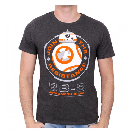 Tee-Shirt Gris BB8 Astromech Droid Star Wars