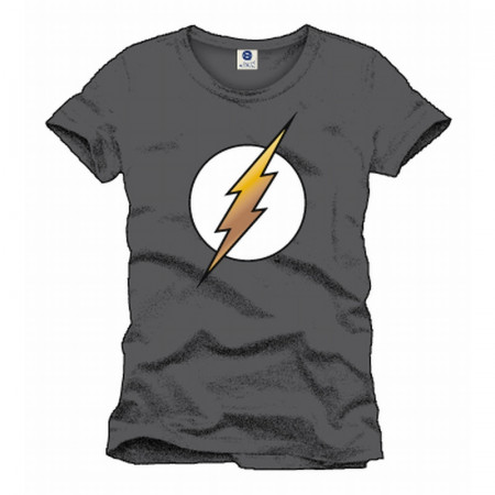 Tee-Shirt Gris Logo Flash
