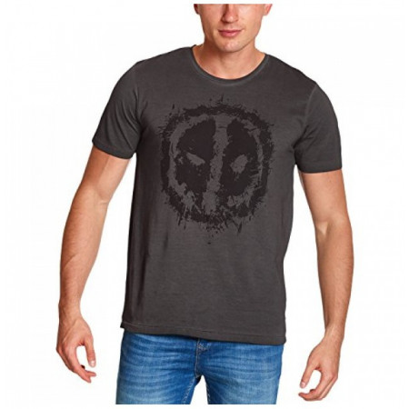 Tee-Shirt Gris Splashead Deadpool