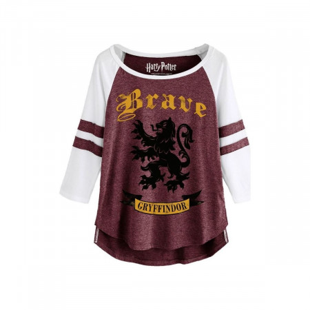 Tee-Shirt Harry Potter Femme Brave Gryffindor