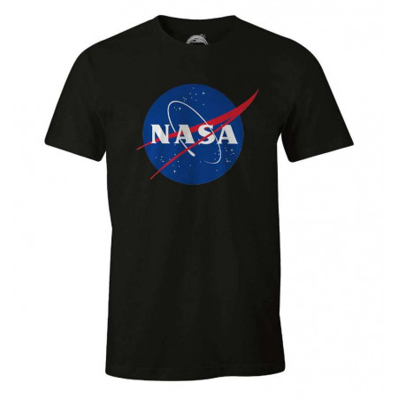 Tee Shirt NASA logo noir