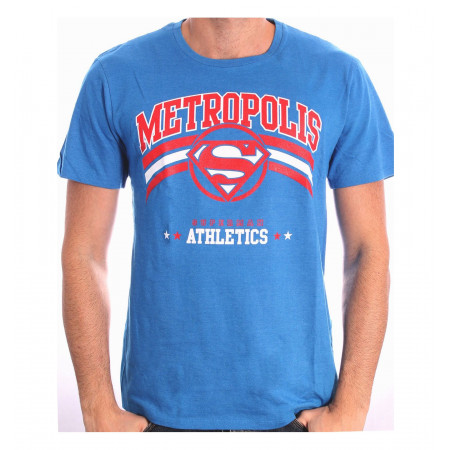 Tee-Shirt Noir Bleu Athletic Superman