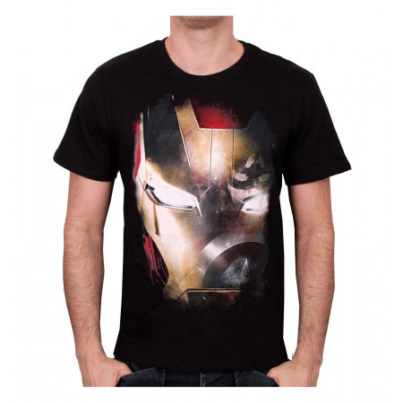 Tee-Shirt Noir Iron Mask + Captain Iron Man