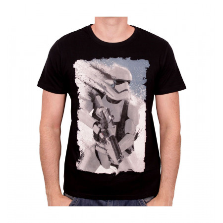 Tee-Shirt Noir Stormtrooper Splatter Star Wars 7