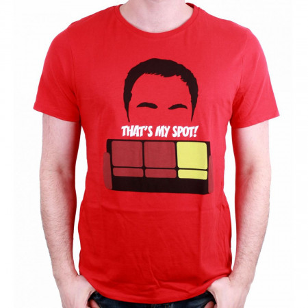 Tee-Shirt That's My Spot The Big Bang Theory