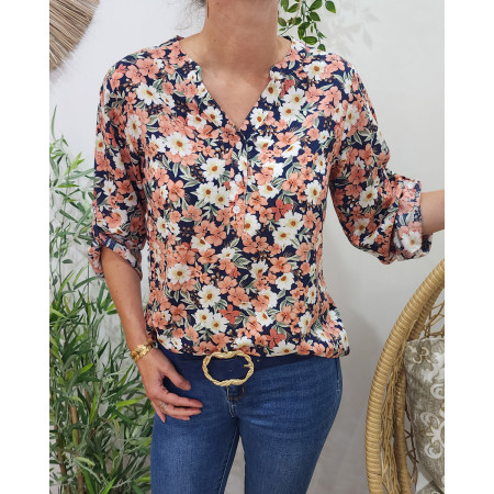 Tunique femme fleurie Freya