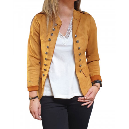 Veste officier moutarde