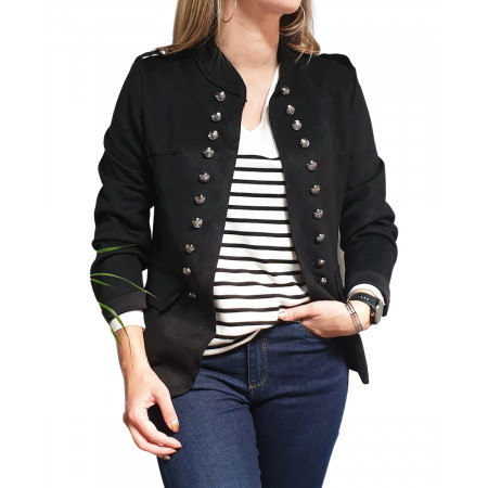 Veste officier noire
