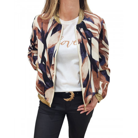Bombers femme Simone marron