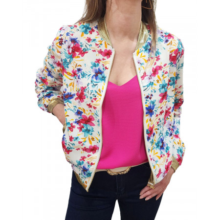 Bombers femme Elodie bleu violine