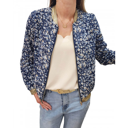 Bombers femme bleu Charlène