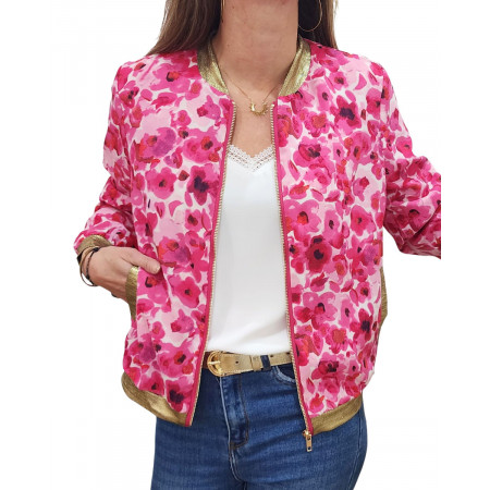 Bombers femme rose Claire