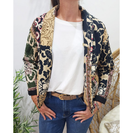 Veste femme matelassée avec poches