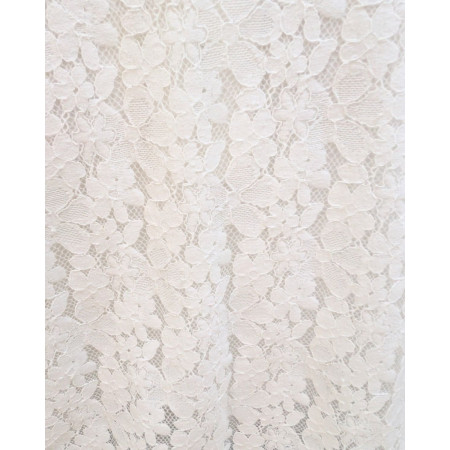 Bombers femme écru dentelle petites fleurs