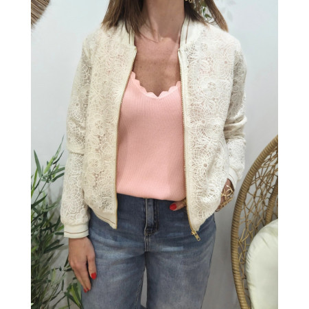 Bombers femme beige Eponine